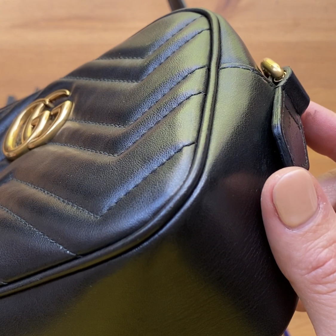 Unboxing. Gucci Marmont Small Crossbody Bag. @gucci #guccimarmont