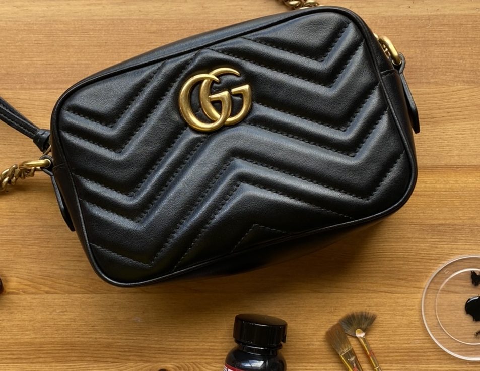 How To Spot A Fake Gucci Marmont Bag - Brands Blogger  Gucci marmont bag,  Gucci crossbody bag, Gucci bag outfit