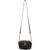 GUCCI Marmont matelassé mini camera bag - Black - Adorn Collection